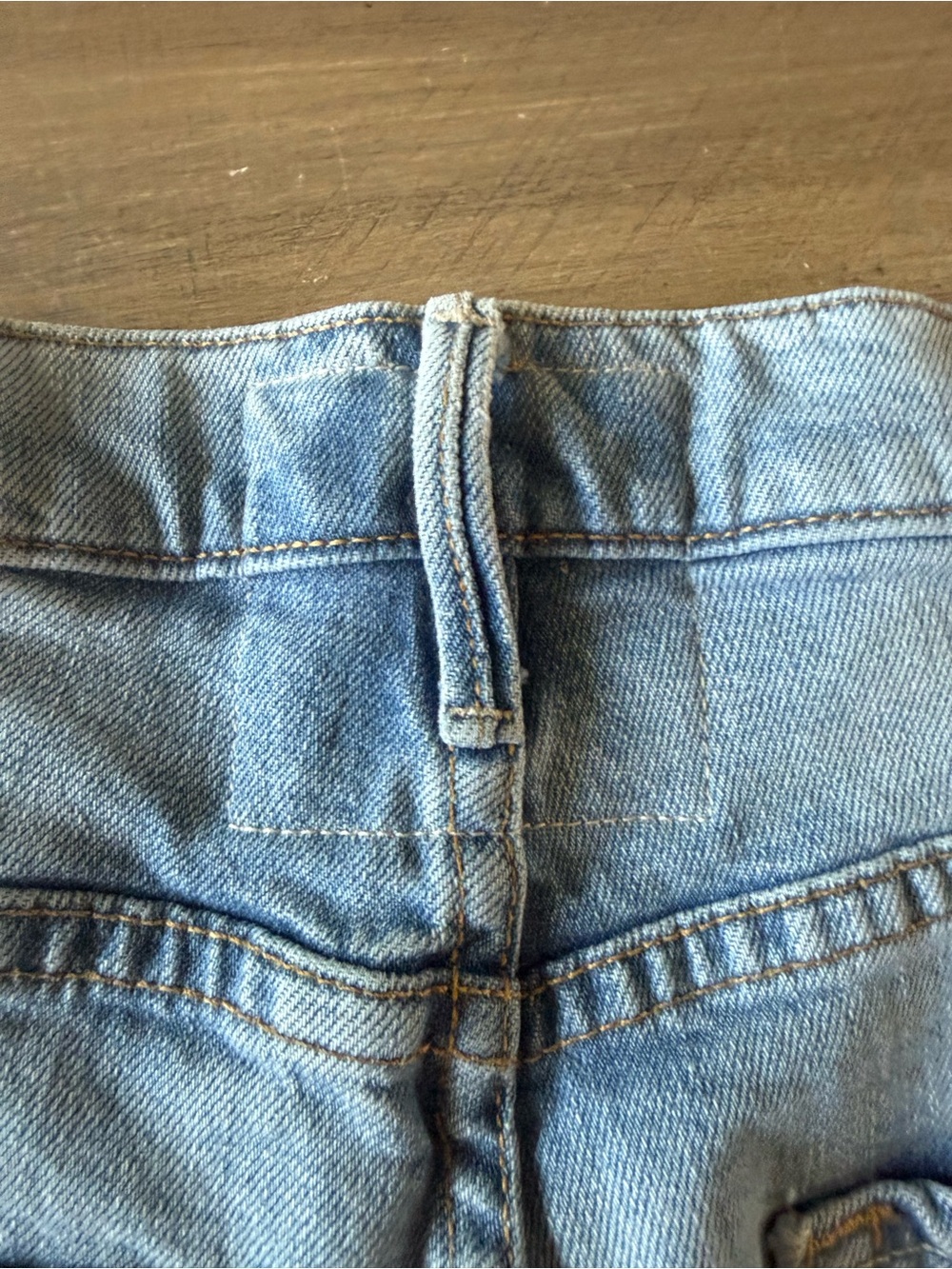 MOTHER Superior The Spitfire Sneak Wide Leg Jeans Light Blue 29 - Picture 11 of 13